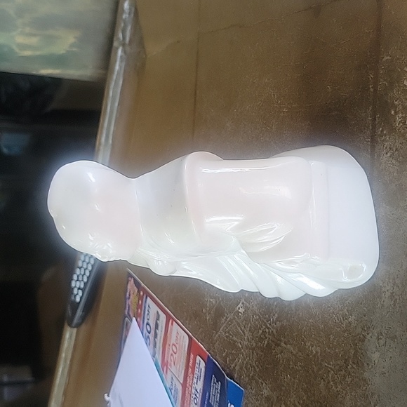 Vintag  Woman With Fan Ceramic Incense Holder - Picture 3 of 3